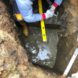 Construction d'un Mur de Soutènement en Blocs de Béton pour un Terrain en Pente Vendome